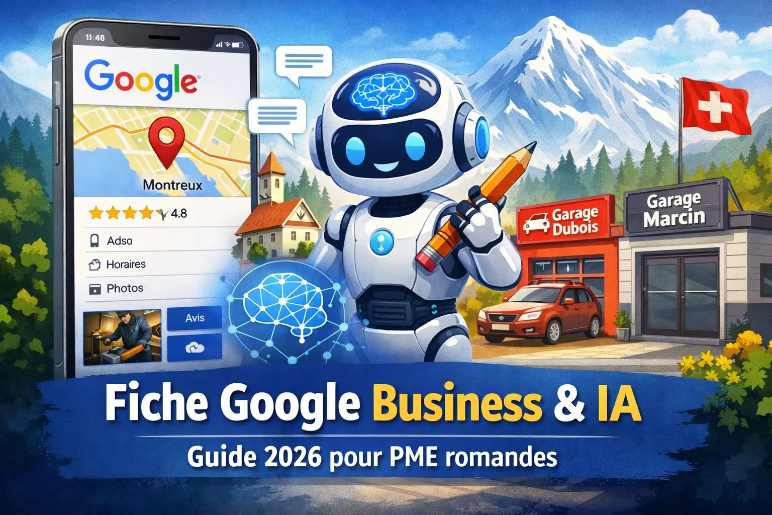 Fiche Google Business : guide 2026 pour PME romandes - Tutoriel